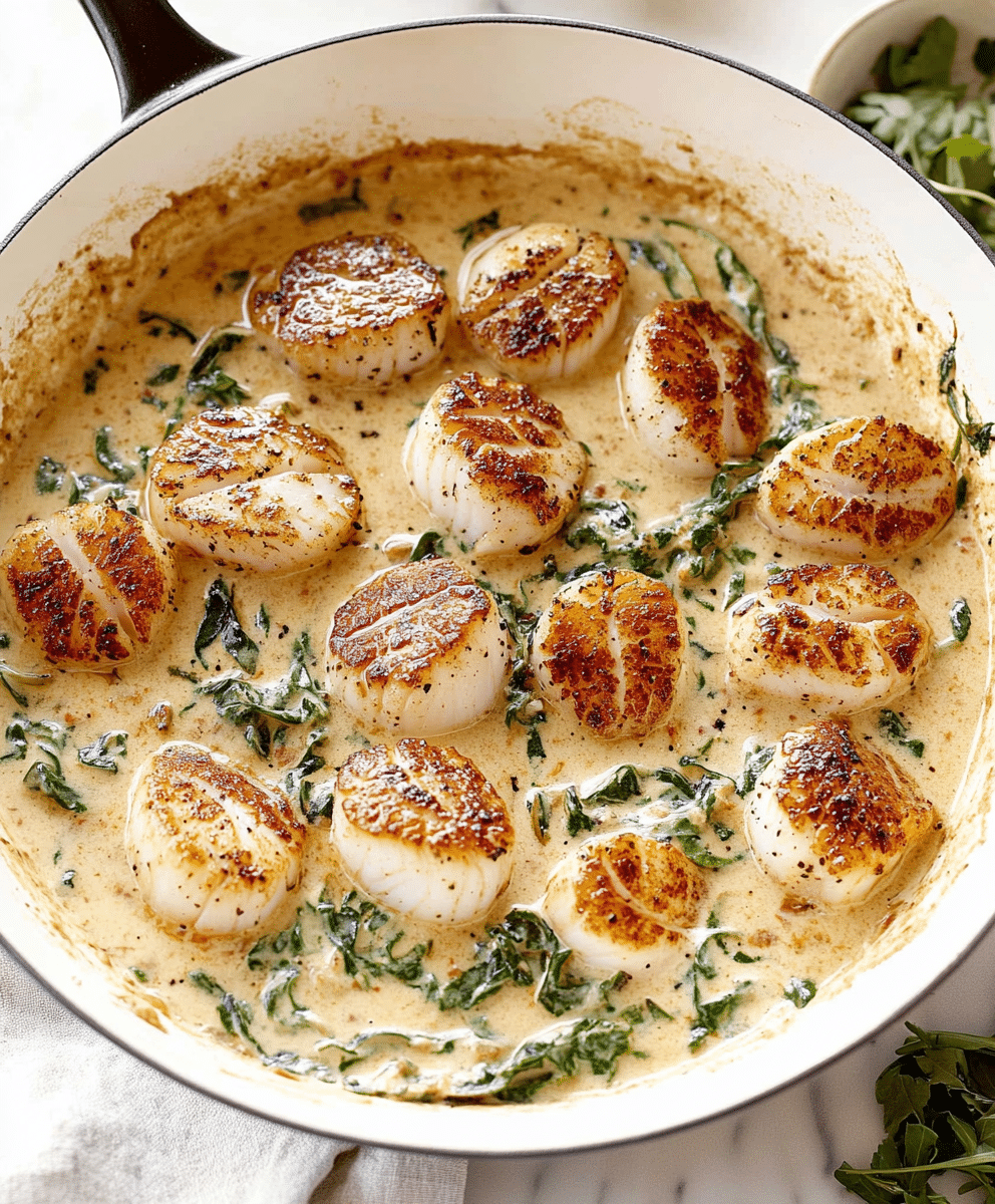 Creamy Tuscan Scallops Recipe-image