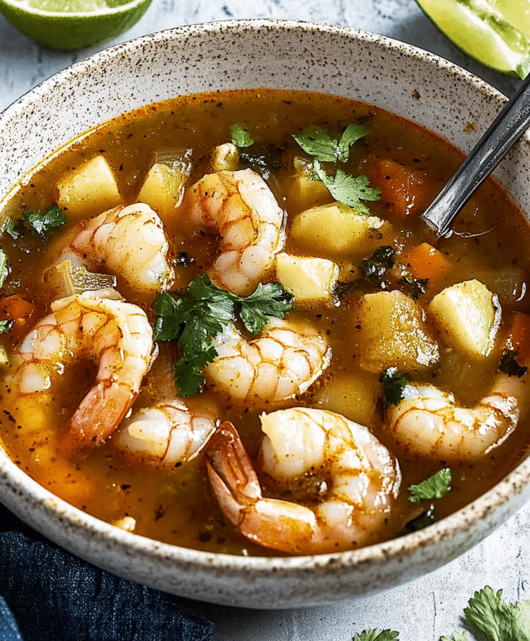 Caldo De Camaron (mexican Shrimp Soup) Recipe - Savory Kitchen Stories