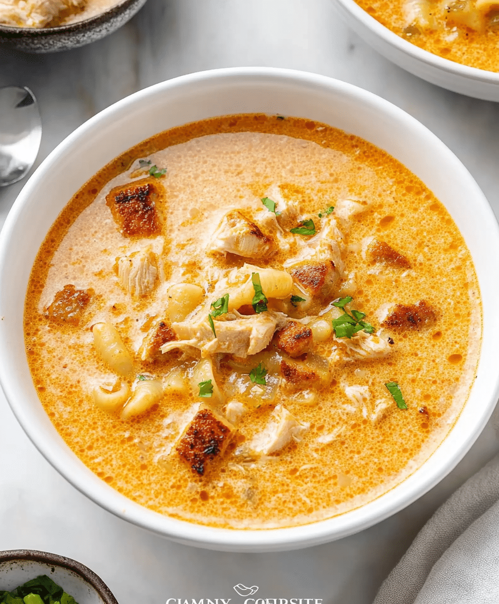 Creamy Cajun Chicken Pasta Soup Recipe Savory Kitchen Stories