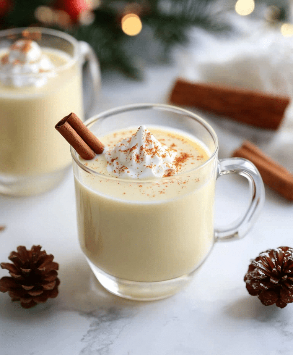 Homemade Eggnog Recipe - Savory Kitchen Stories