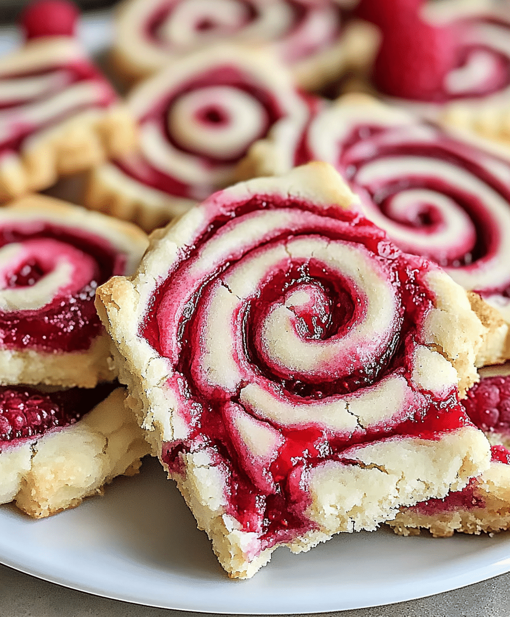 Irresistible Raspberry Swirl Shortbread Recipe - Savory Kitchen Stories