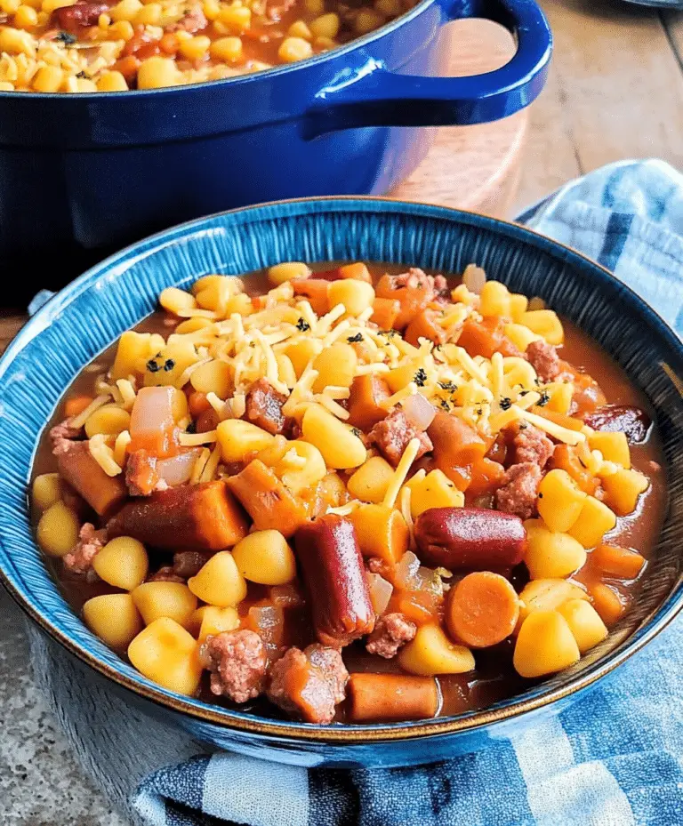 Campfire Hot Dog Stew Recipe