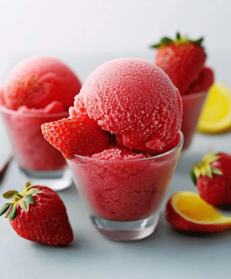 Strawberry Sorbet Recipe