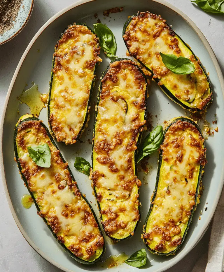 Tender Cheesy Zucchini Steaks Recipe