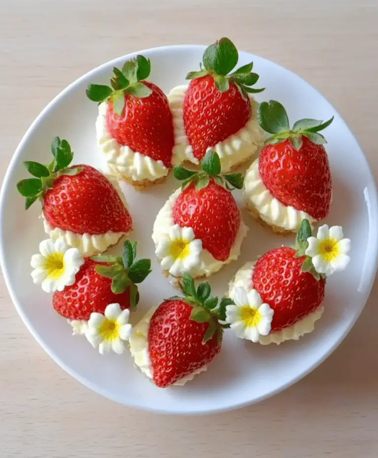 The Best Cheesecake Deviled Strawberries Recipe
