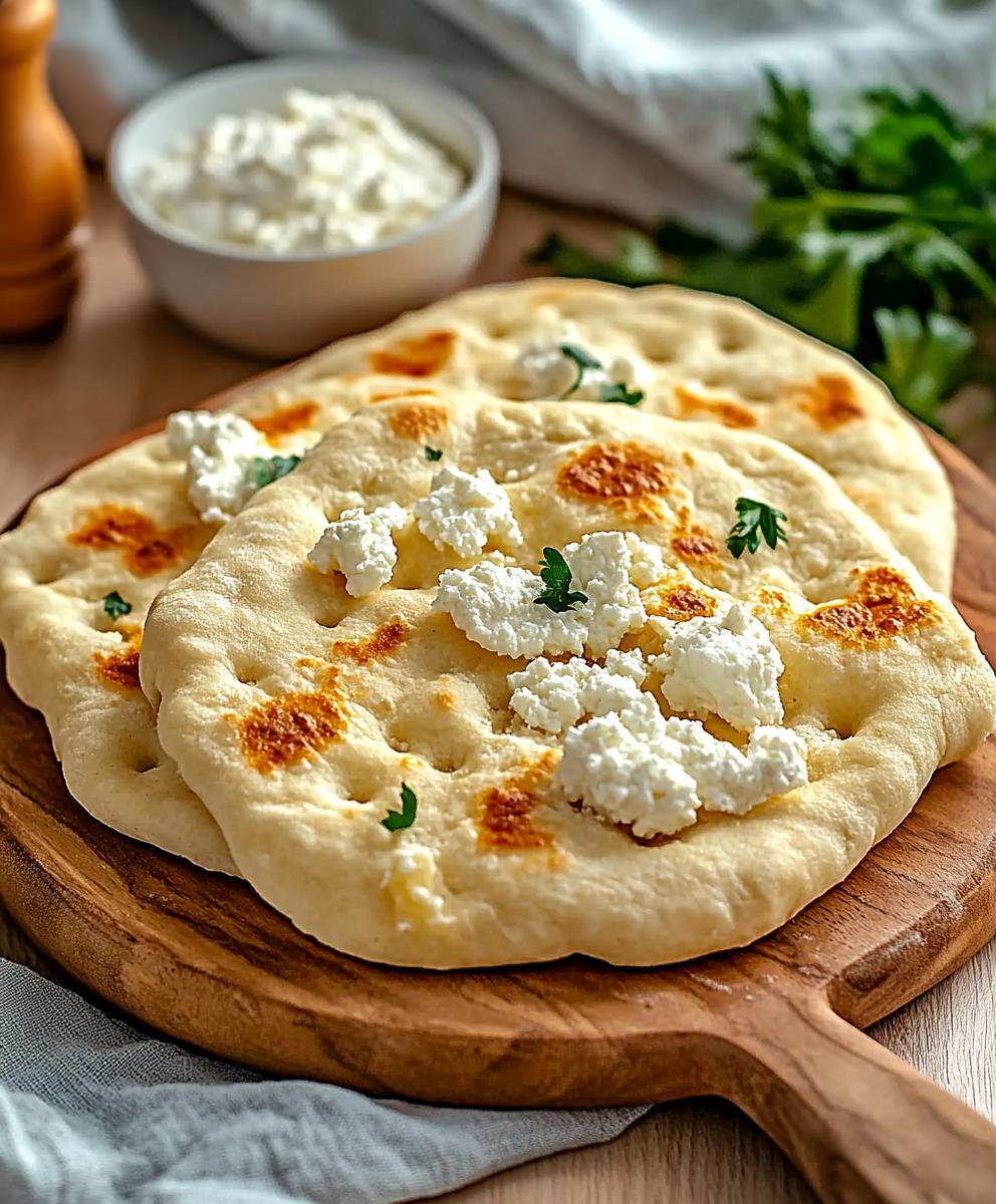 2 Ingredient Cottage Cheese Flatbread Recipe