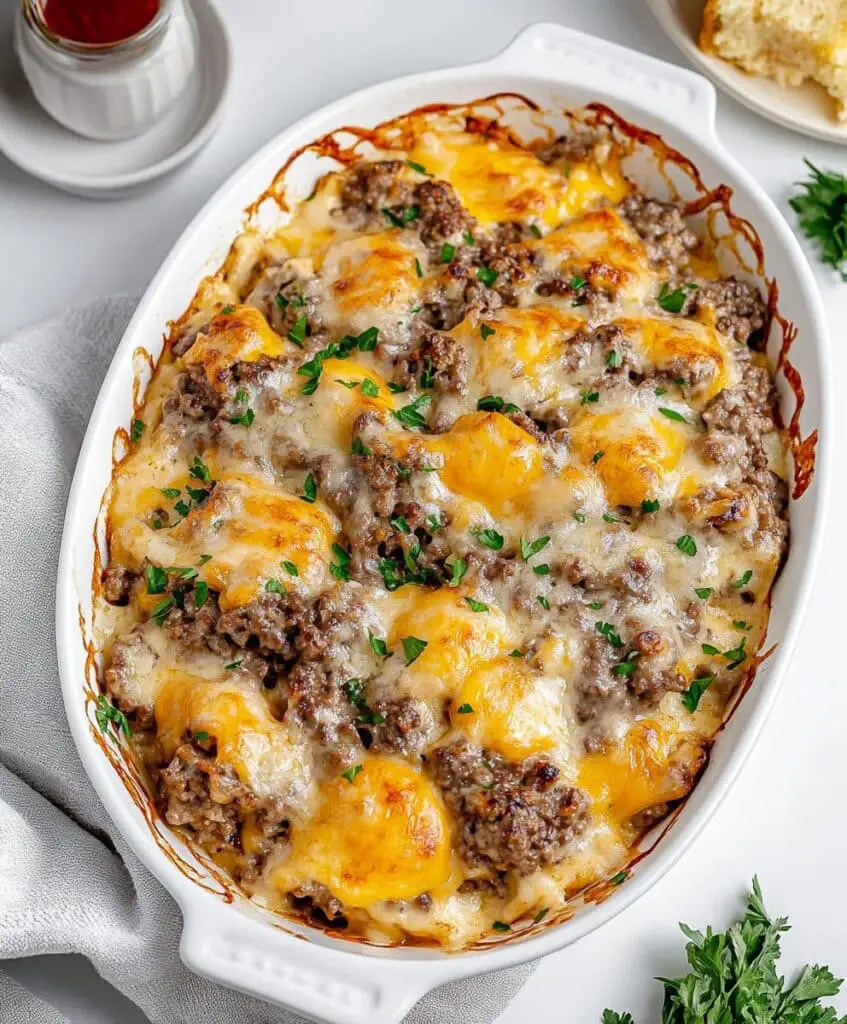 4-ingredient Hamburger Casserole Recipe