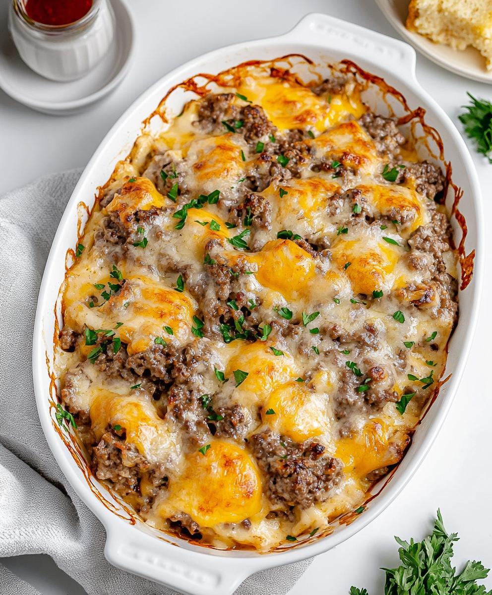 4-ingredient Hamburger Casserole Recipe