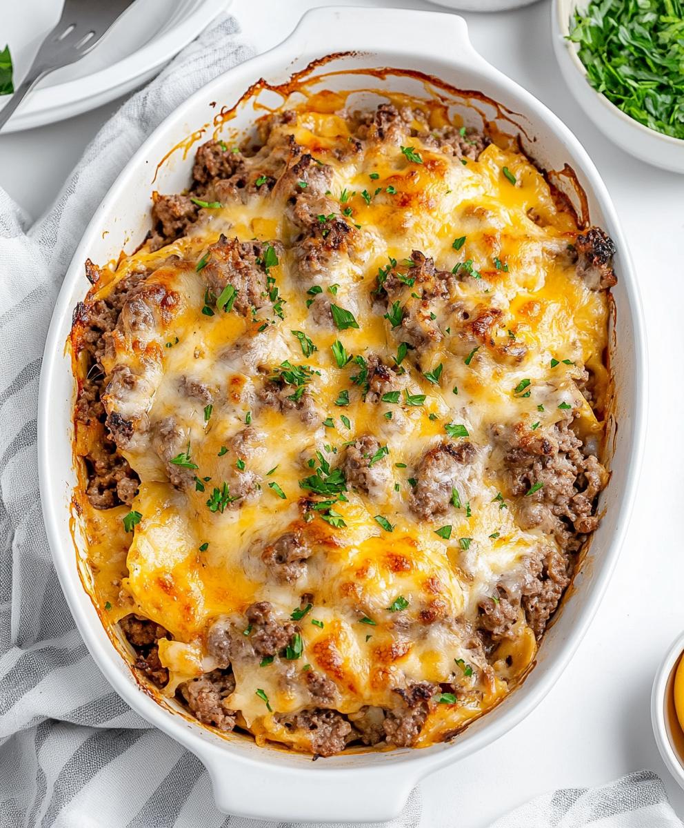 4-ingredient Hamburger Casserole Recipe