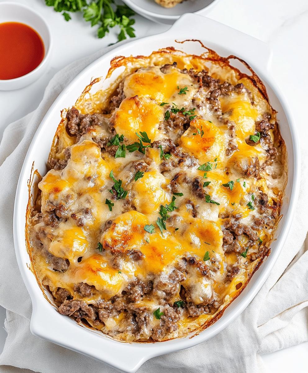 4-ingredient Hamburger Casserole Recipe