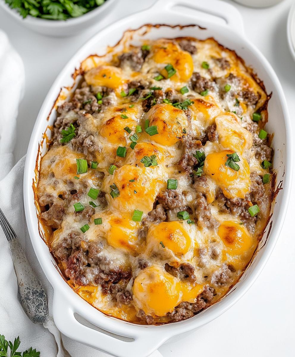 4-ingredient Hamburger Casserole Recipe