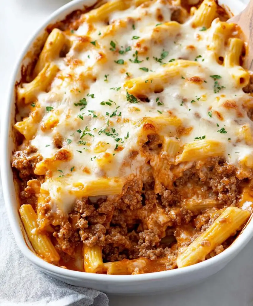 5-ingredient Ground Beef Casserole Recipe