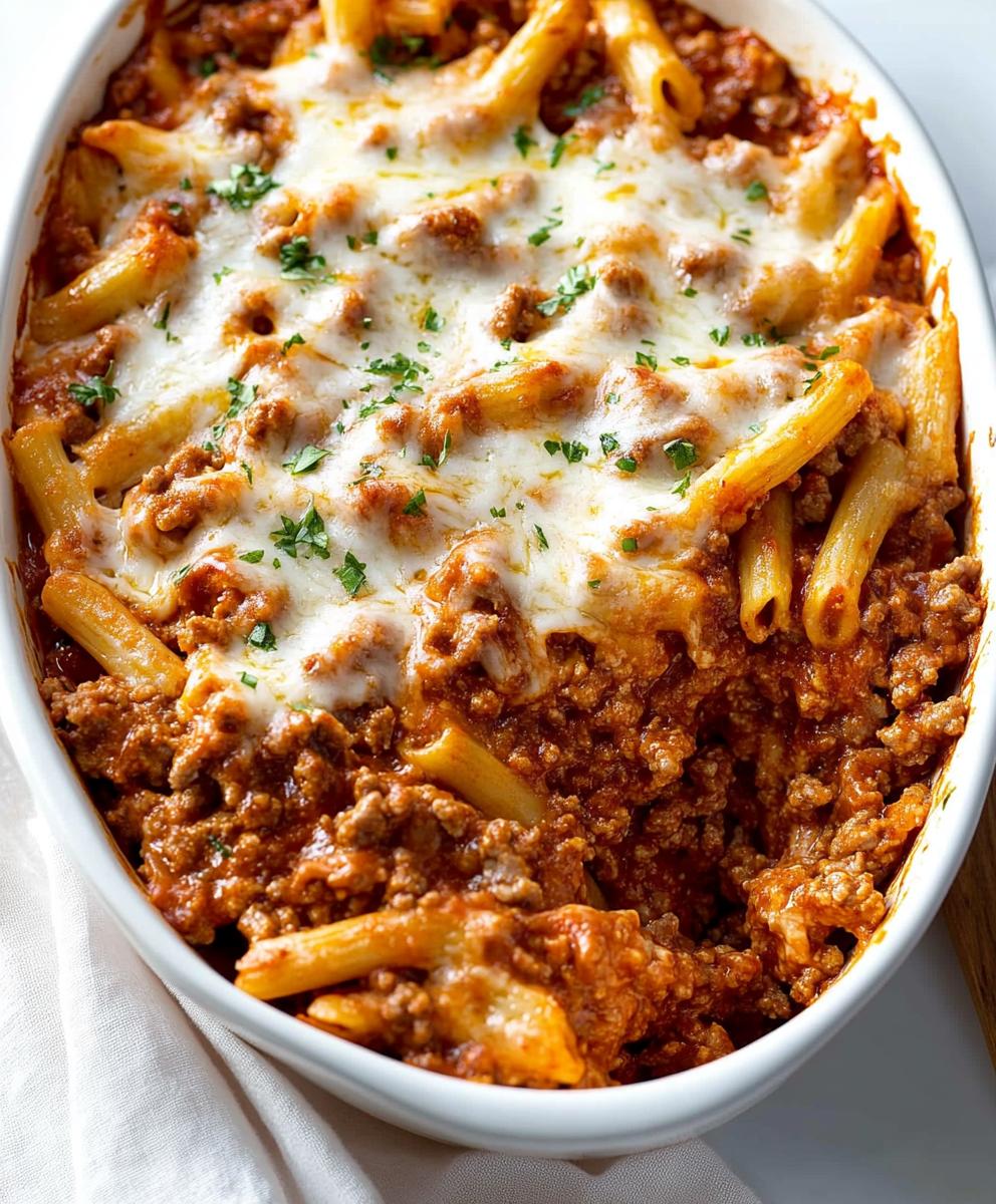 5-ingredient Ground Beef Casserole Recipe