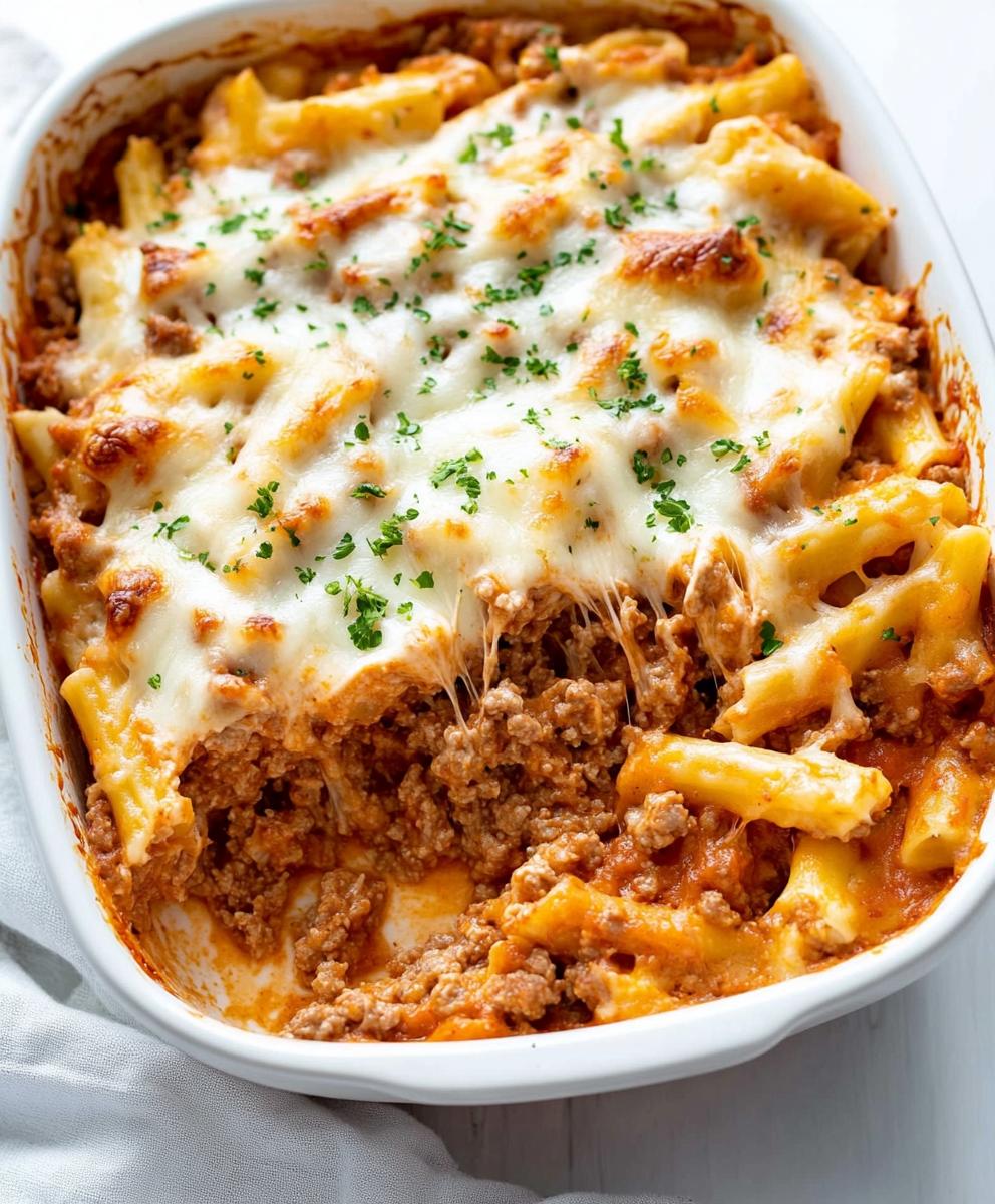 5-ingredient Ground Beef Casserole Recipe