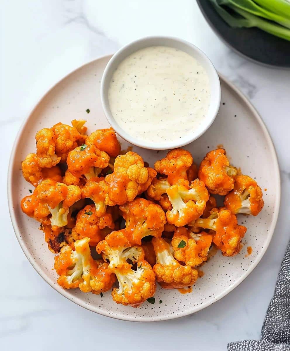Air Fryer Buffalo Cauliflower Recipe