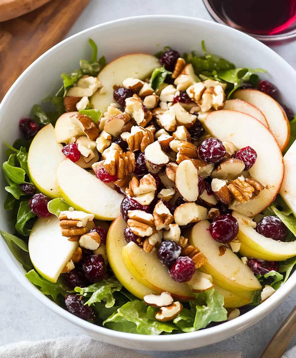 Apple Cranberry Walnut Salad Recipe