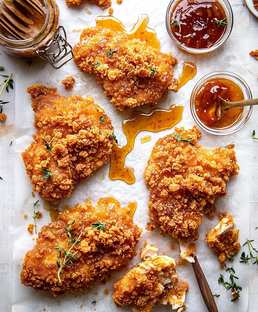 Baked Crunchy Hot Honey Chicken Recipe