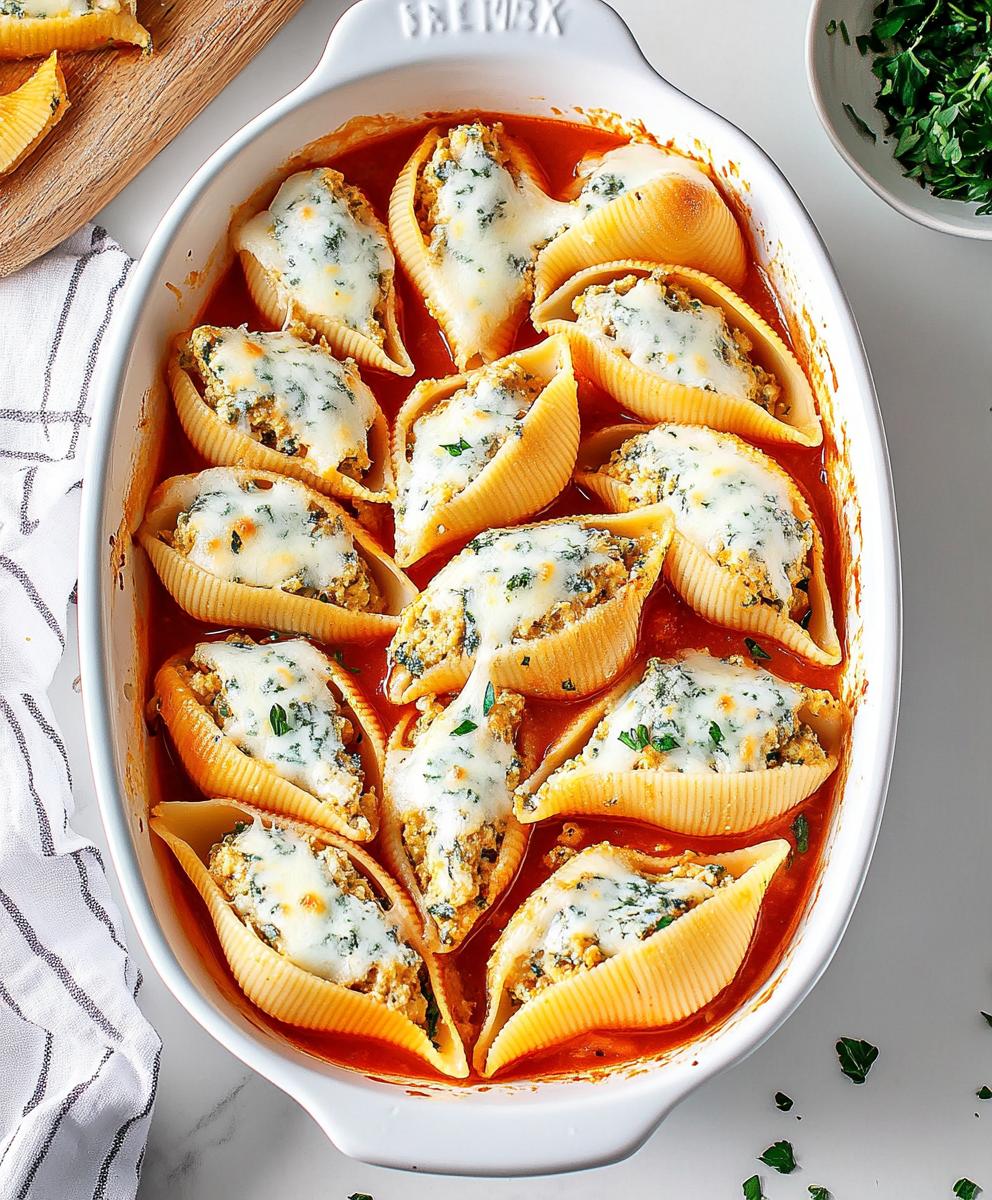Baked Stuffed Shells Recipe