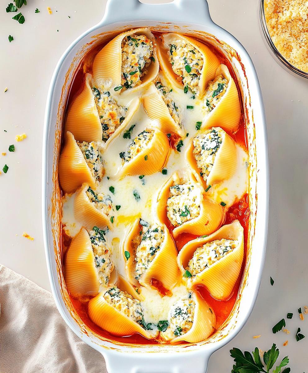 Baked Stuffed Shells Recipe