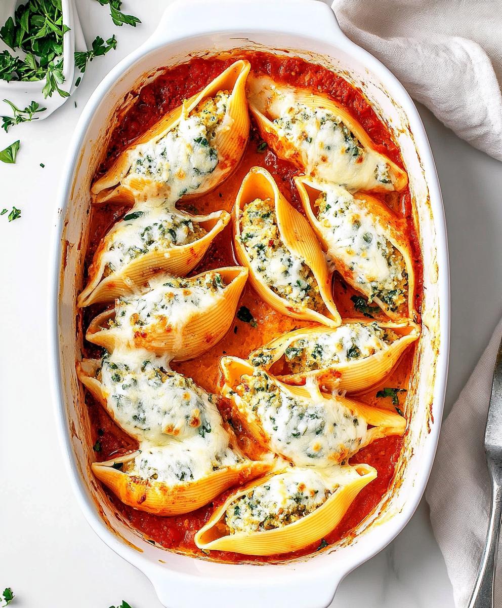 Baked Stuffed Shells Recipe