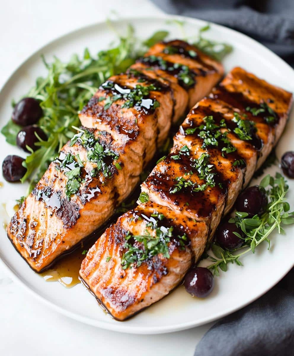 Balsamic Glazed Salmon Recipe