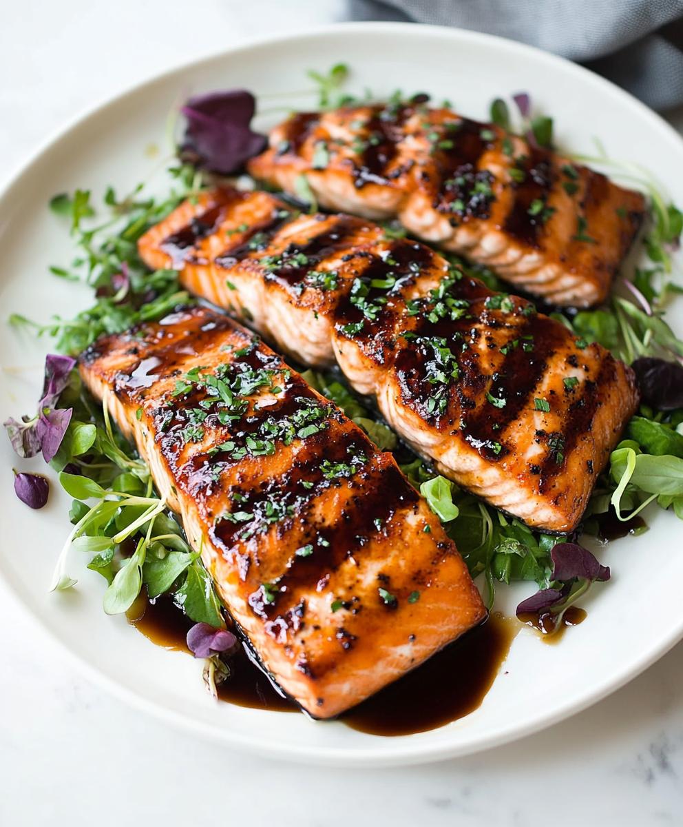 Balsamic Glazed Salmon Recipe