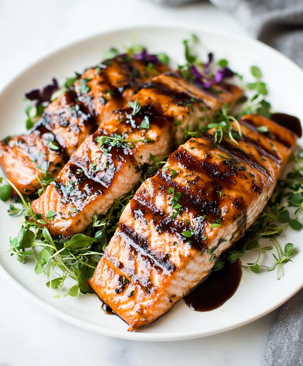 Balsamic Glazed Salmon Recipe