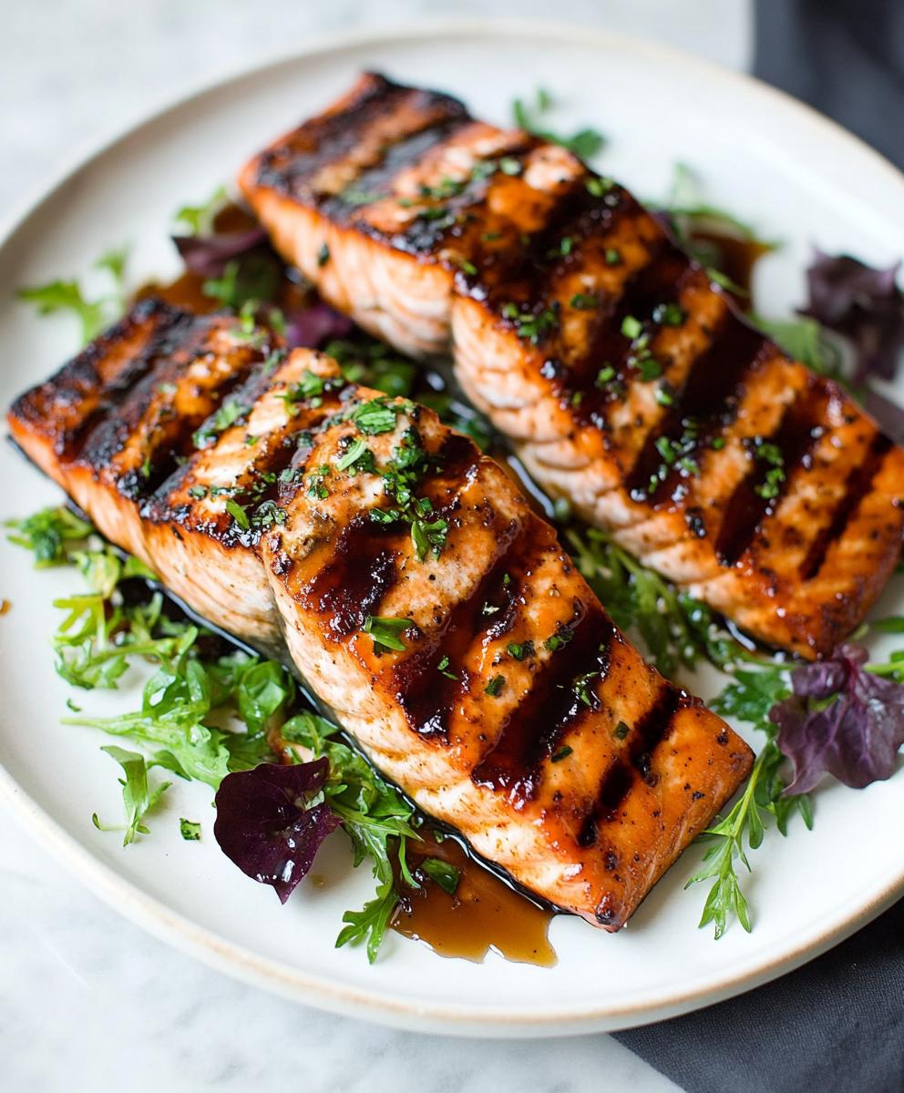 Balsamic Glazed Salmon Recipe