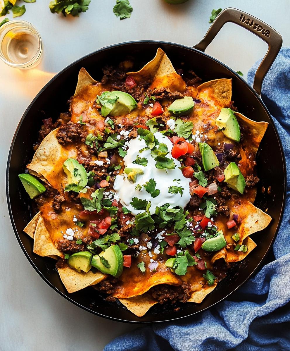 Beef Skillet Enchiladas Recipe