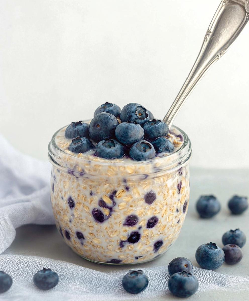 Blueberry Overnight Oats Recipe
