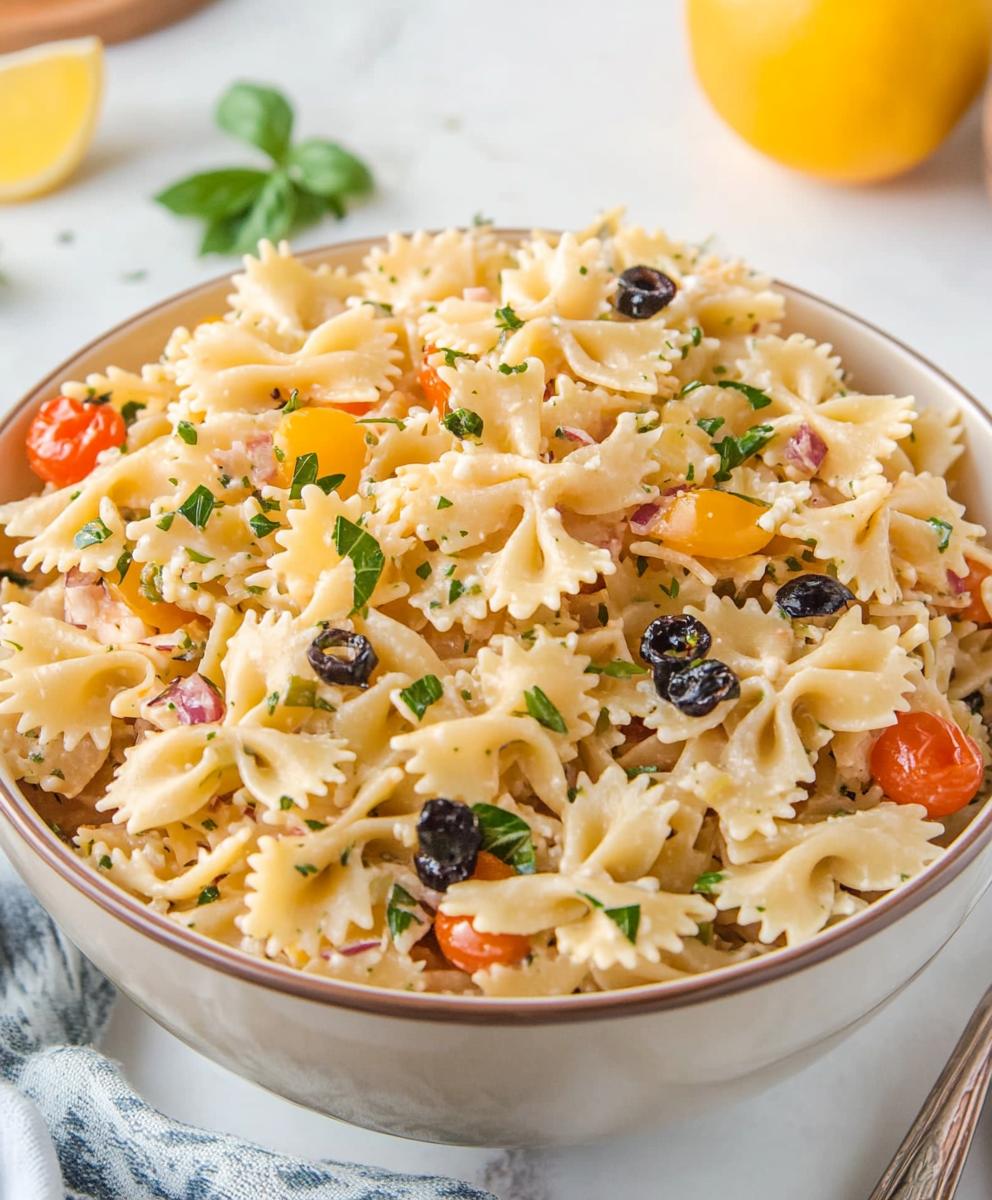 Bow Tie Pasta Salad Recipe