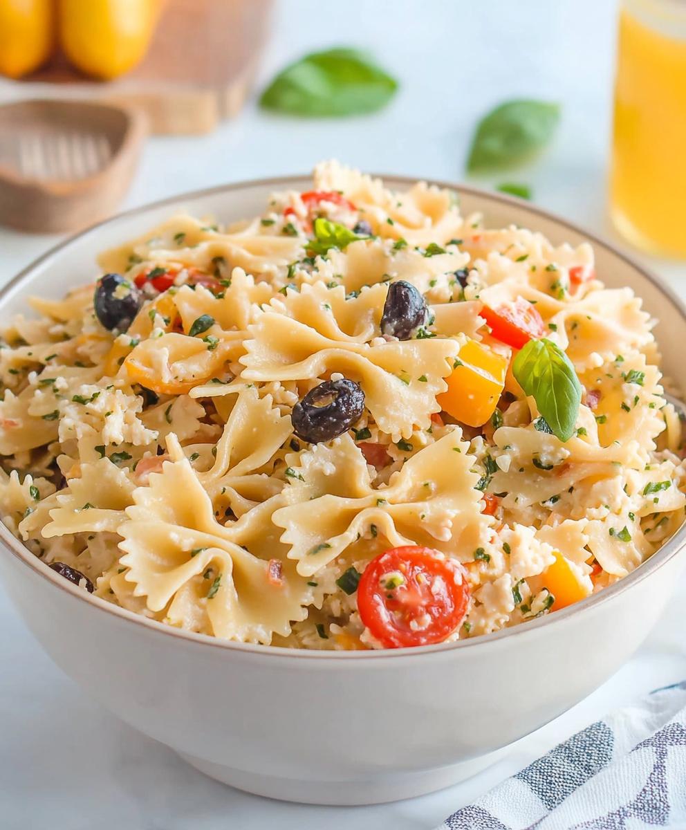 Bow Tie Pasta Salad Recipe