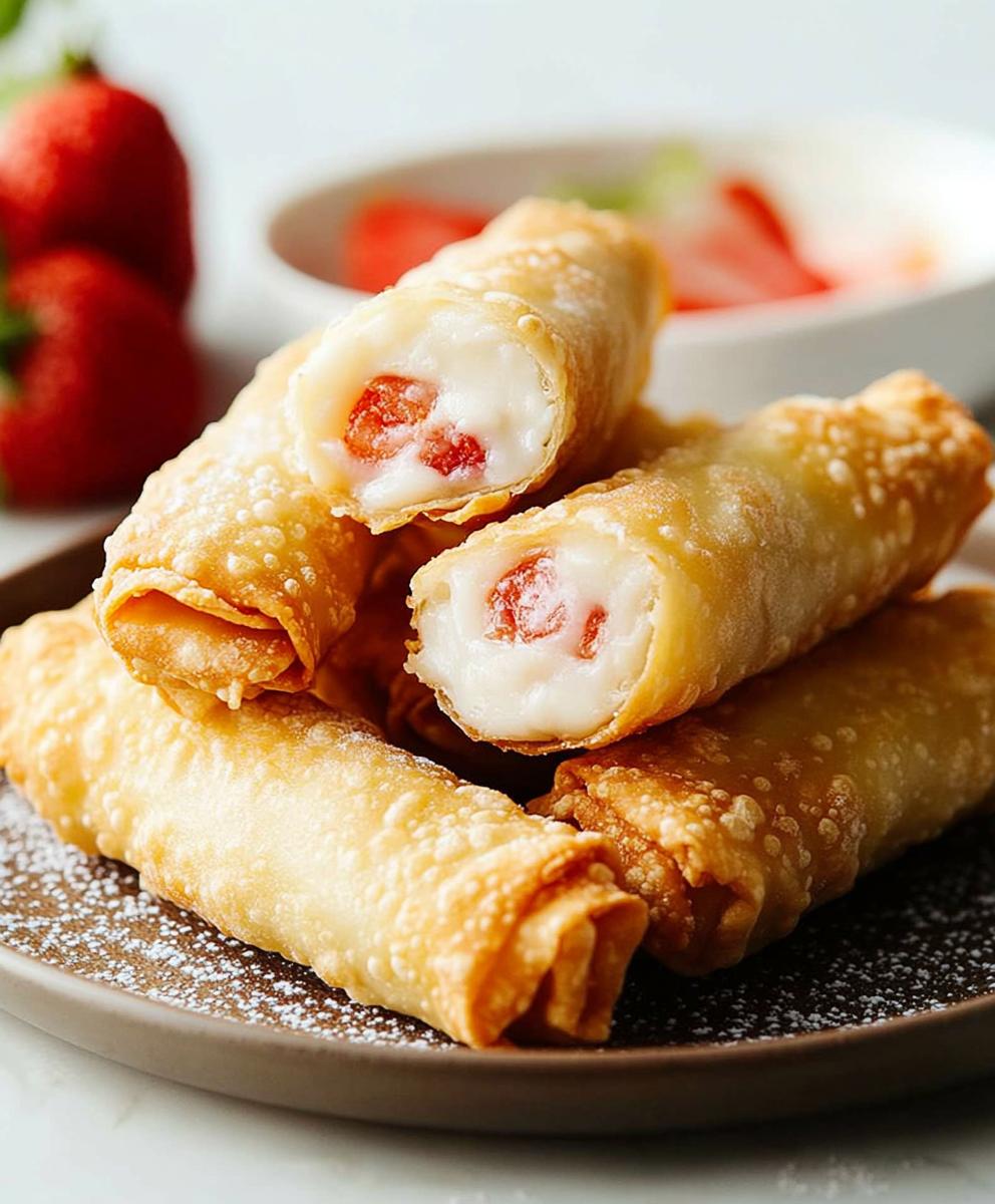 Cheesecake Egg Rolls Recipe