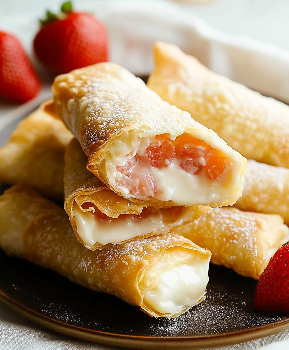 Cheesecake Egg Rolls Recipe