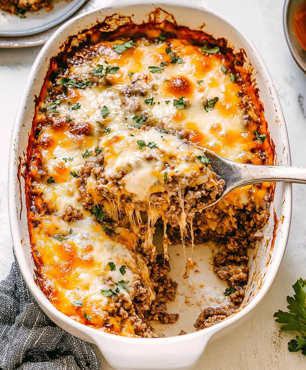Cheesy Ground Beef And Rice Casserole Recipe