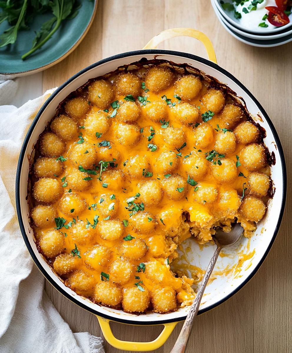 Cheesy Tater Tot Casserole Recipe