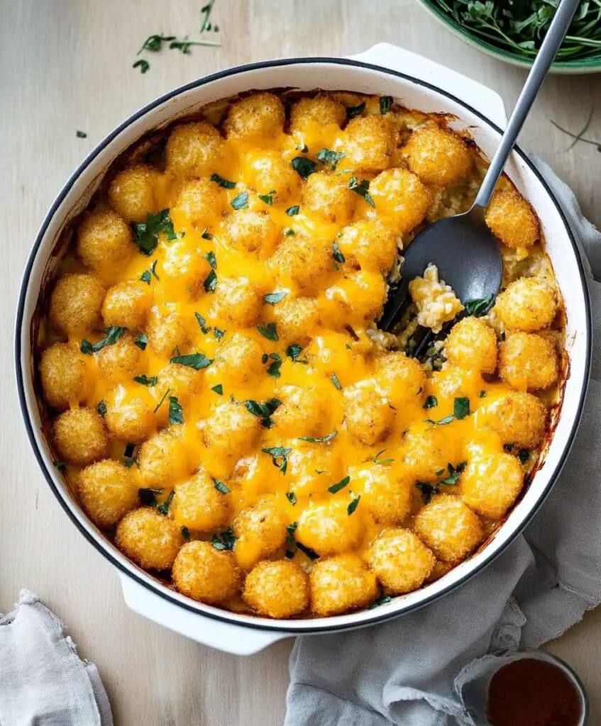 Cheesy Tater Tot Casserole Recipe