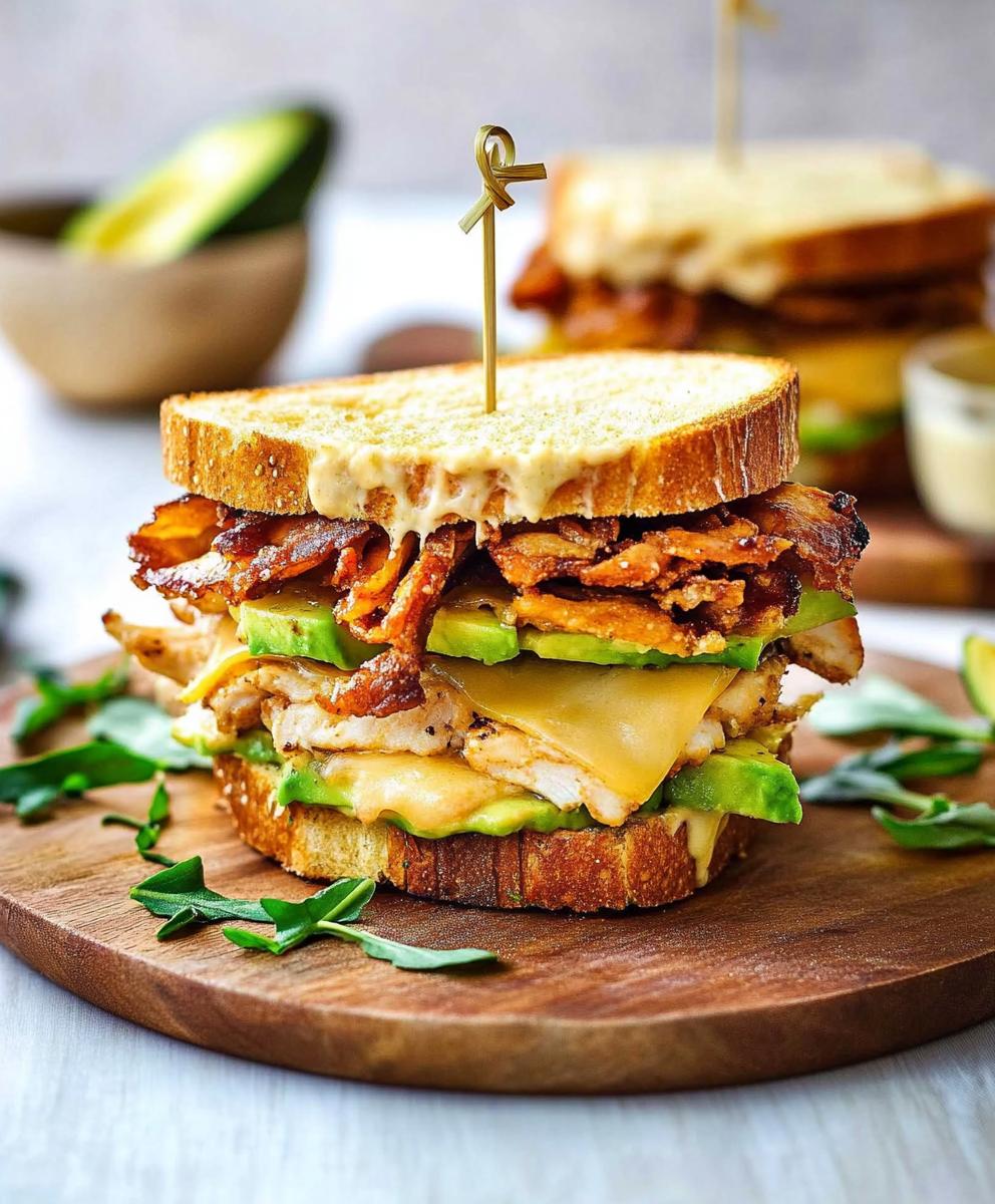 Chicken Avocado Melt Sandwich Recipe