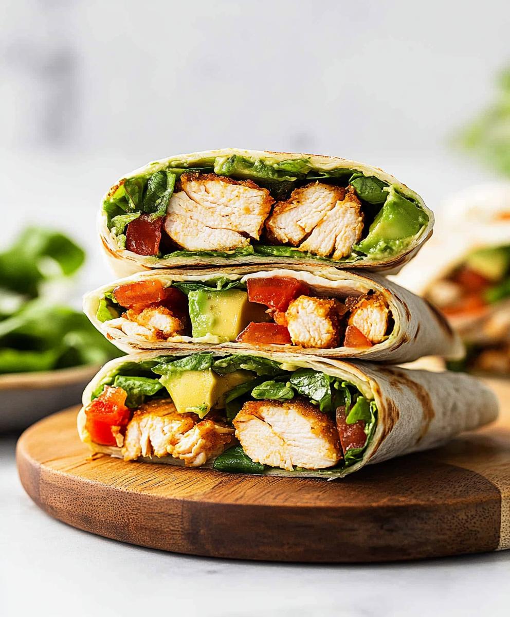 Chicken Avocado Wrap Recipe