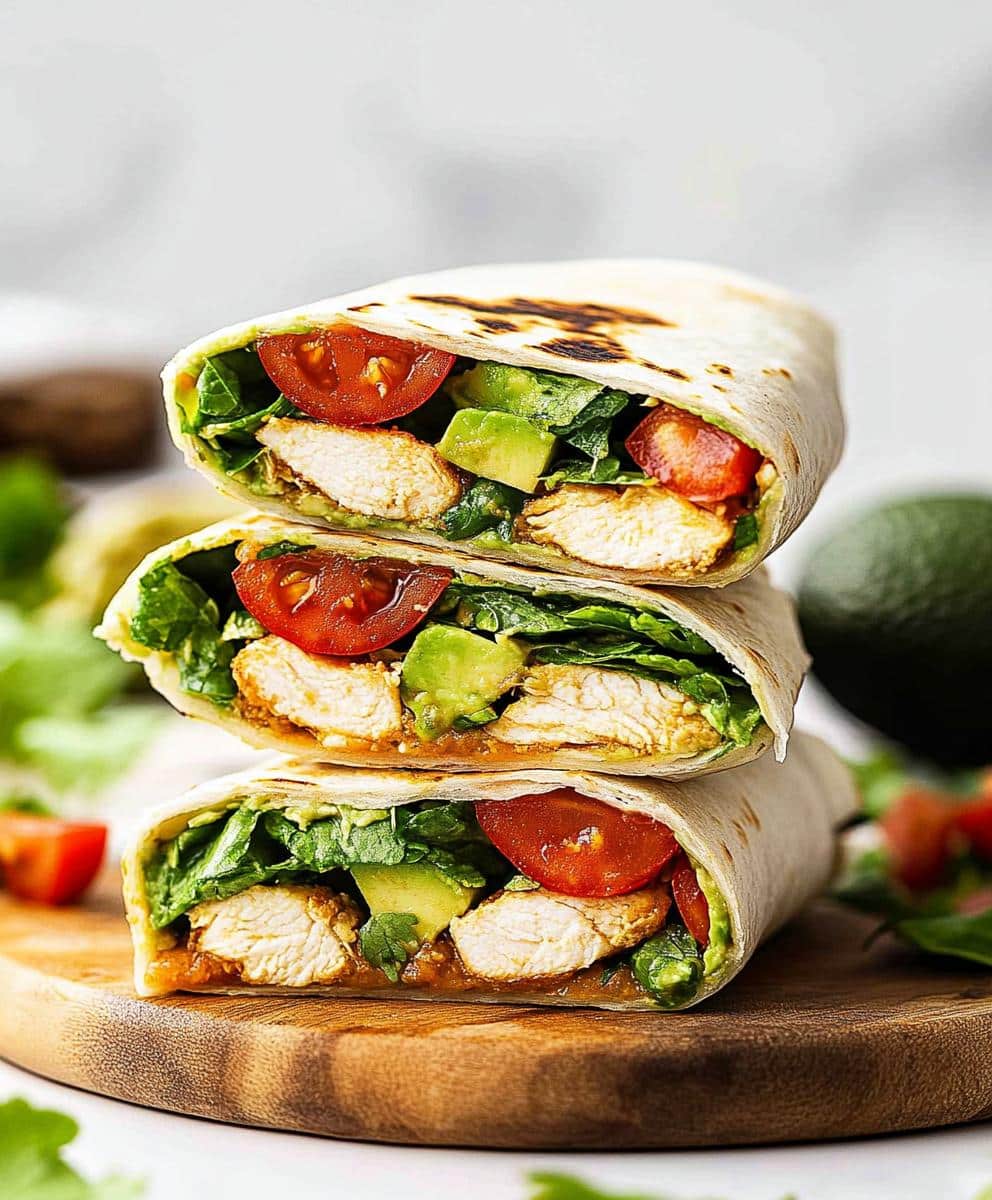 Chicken Avocado Wrap Recipe