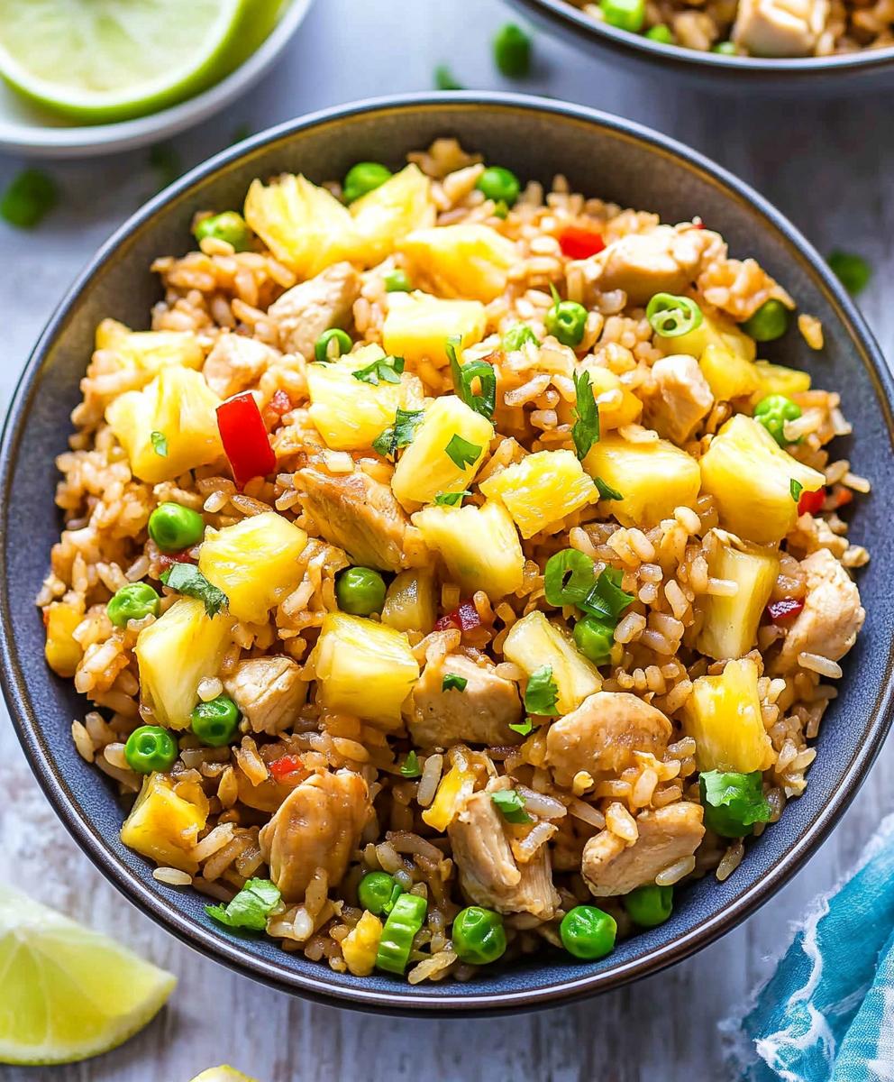 Chicken Pineapple Fried Rice Recipe