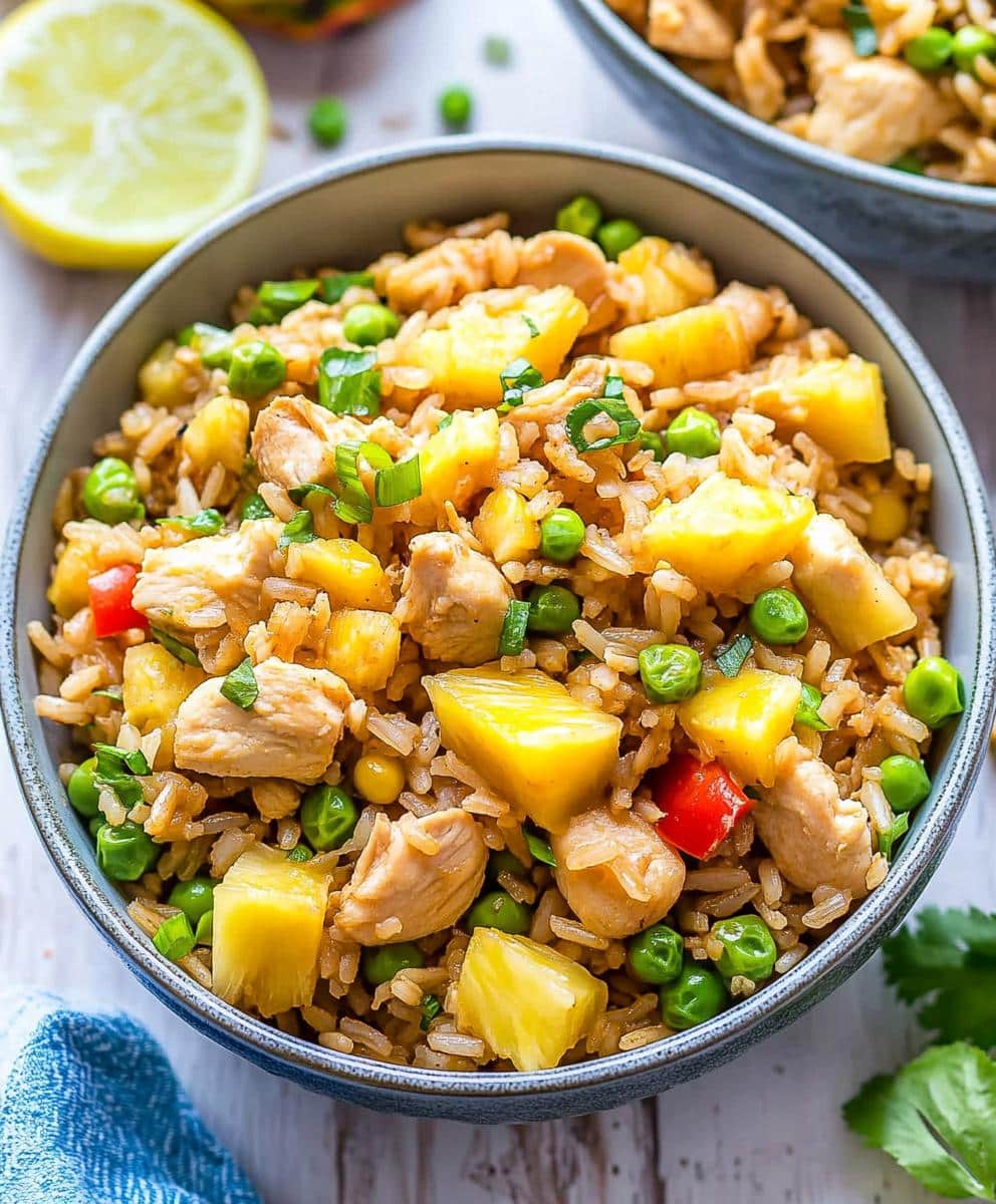 Chicken Pineapple Fried Rice Recipe