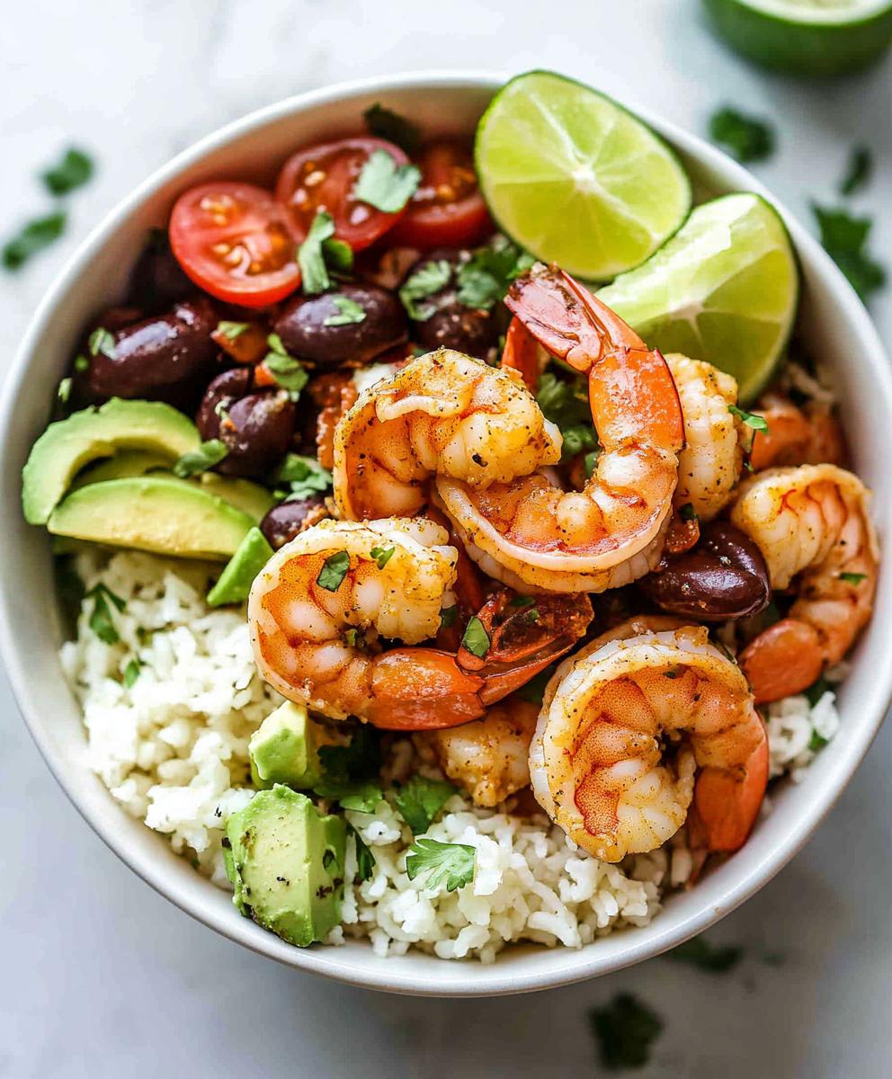 Chipotle Lime Shrimp Bowl Recipe