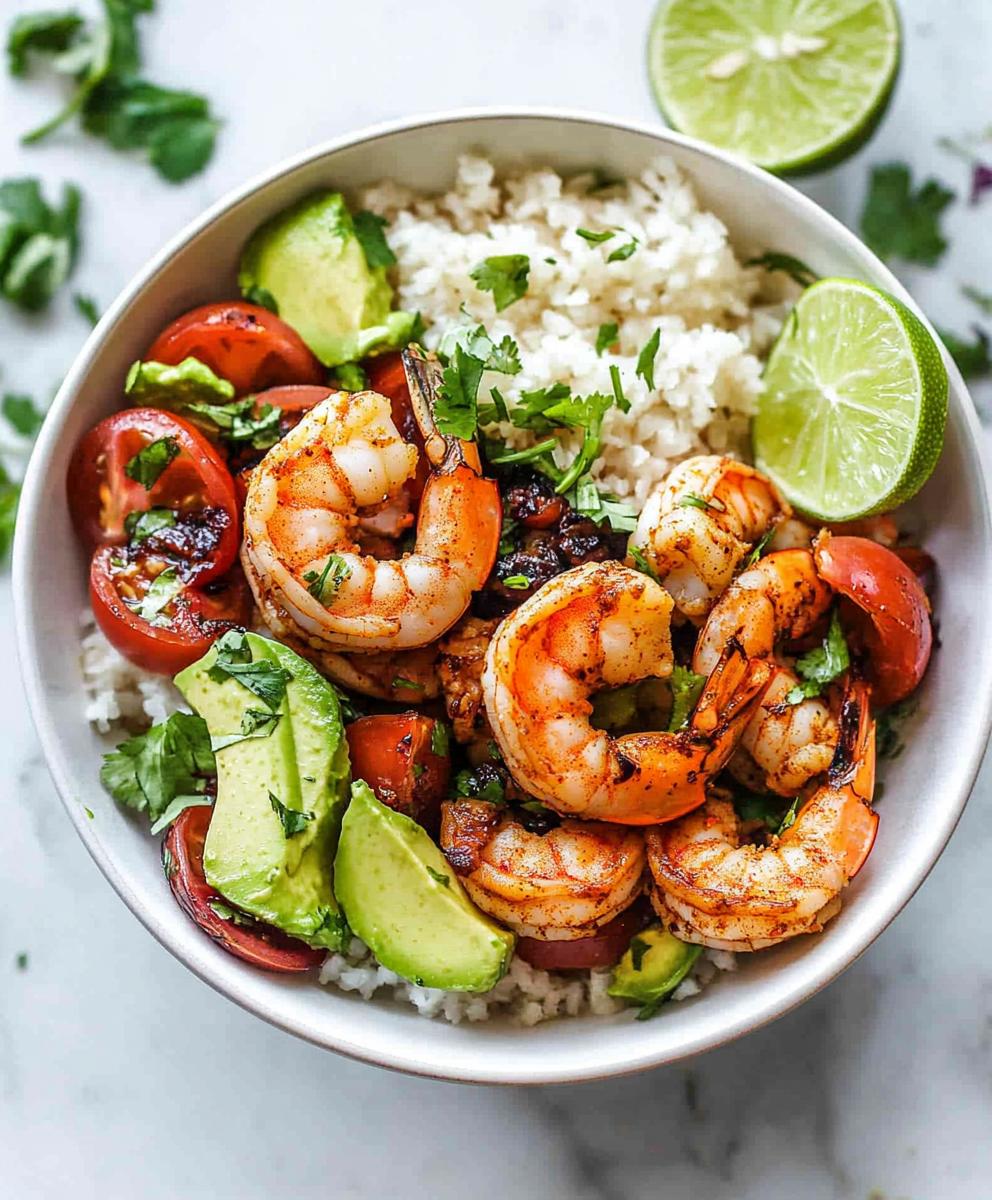 Chipotle Lime Shrimp Bowl Recipe