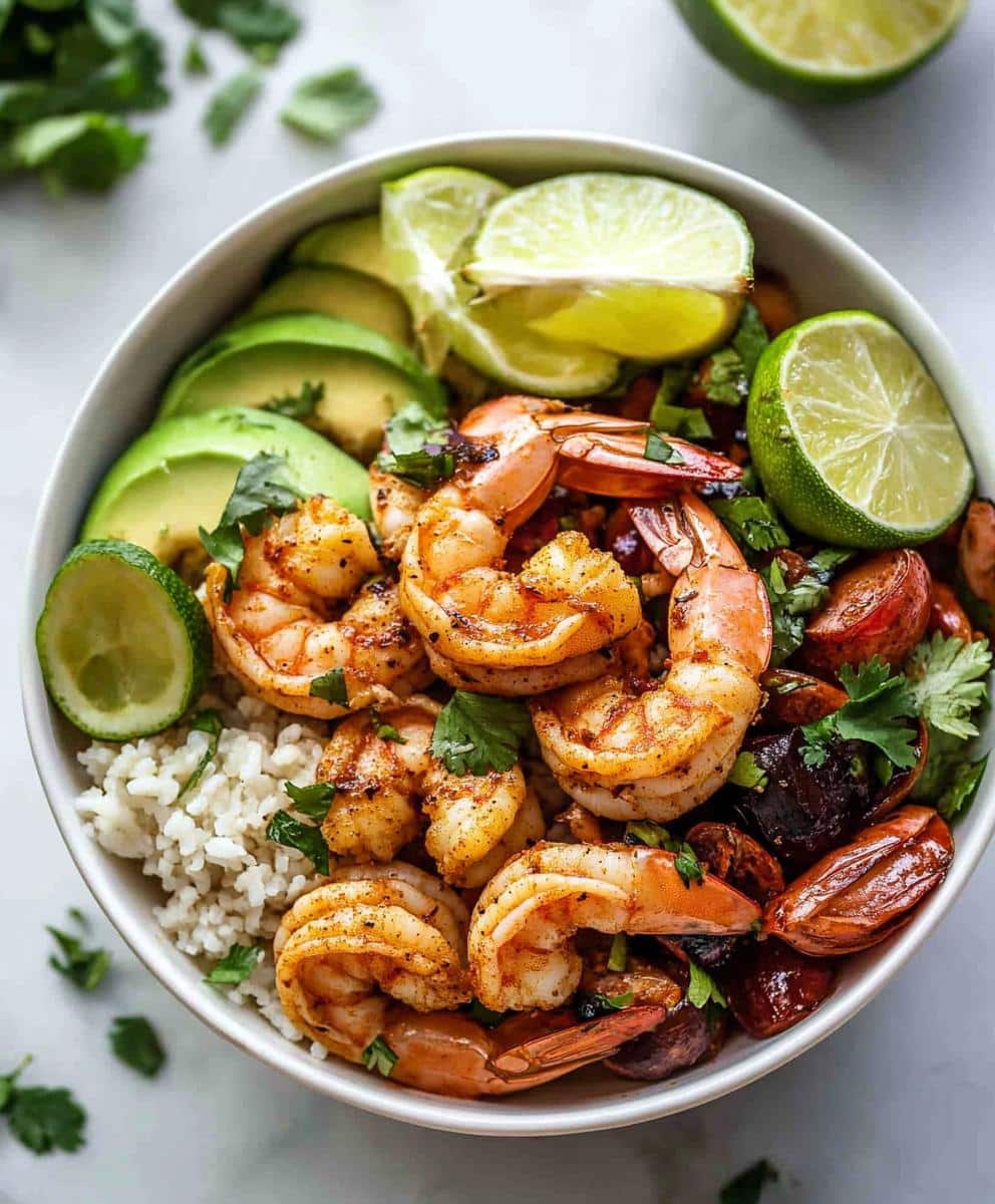 Chipotle Lime Shrimp Bowl Recipe