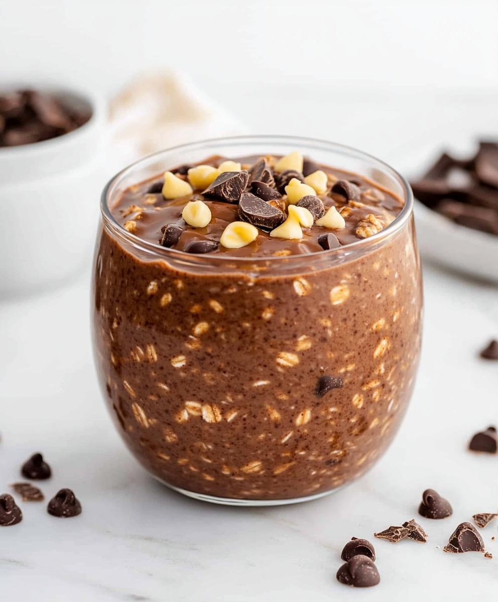 Chocolate Protein Overnight Oats Recipe