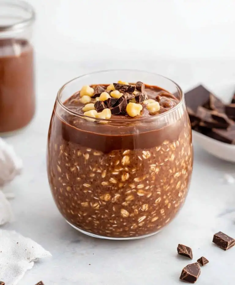 Chocolate Protein Overnight Oats Recipe