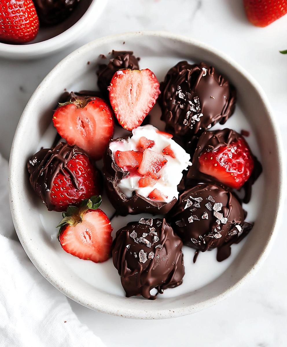Chocolate Strawberry Yogurt Clusters Recipe