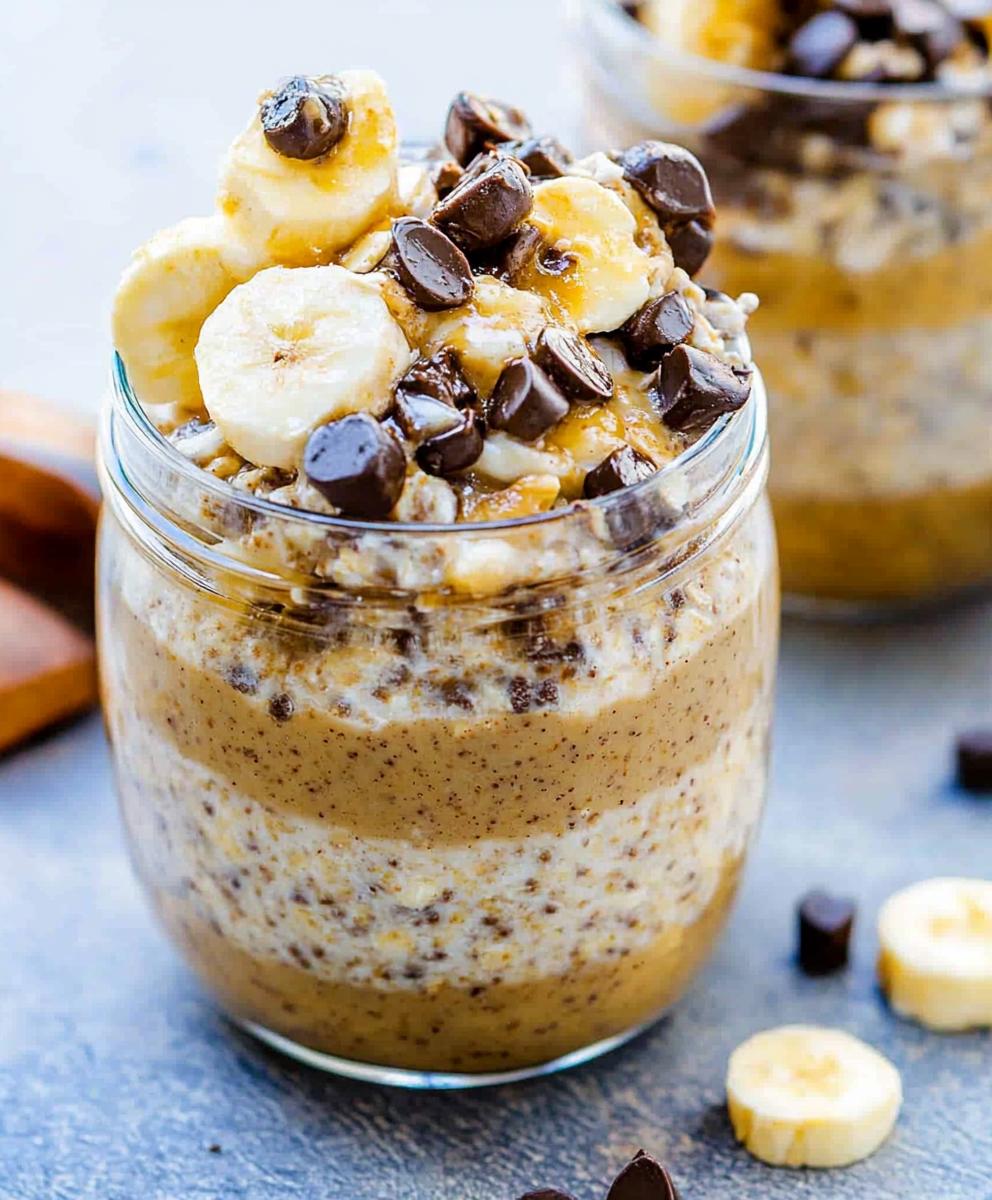 Chunky Monkey Overnight Oats Recipe