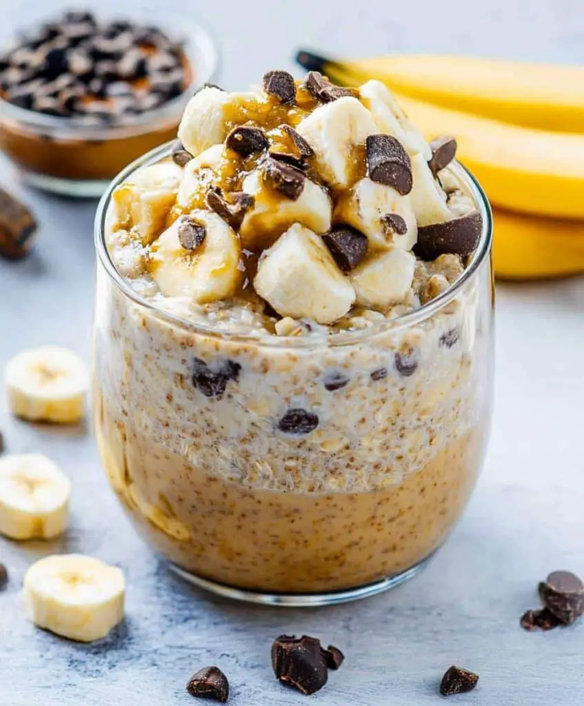 Chunky Monkey Overnight Oats Recipe